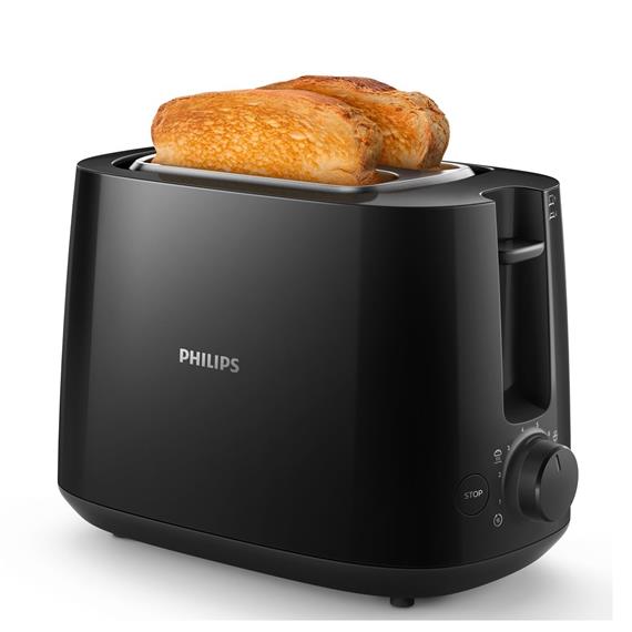 Philips HD2581/90 Tostador con Rejilla Elevadora Negro