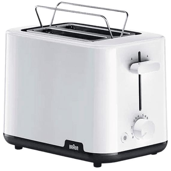 Braun HT1010WH Tostador 900w 2 Ranuras Blanco