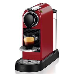 Krups XN7415ECO Cafetera Nespresso Citiz Rojo