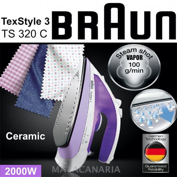 BRAUN TS-320 C PLANCHA TEXSTYLE 3