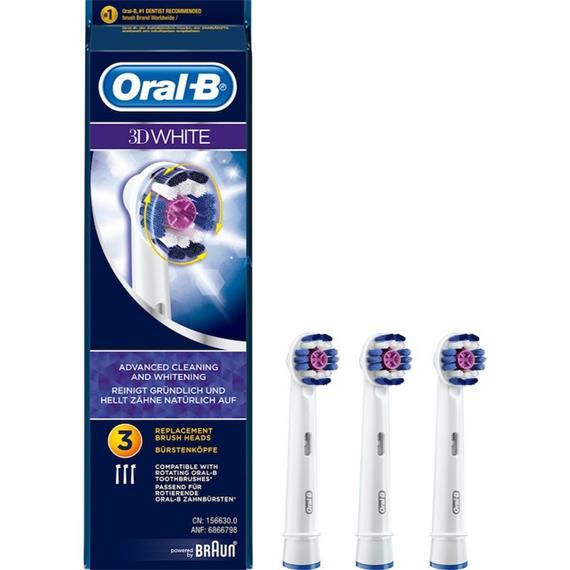 Braun Oral  EB18PRB-4 Cabezales de Recambio 3D White