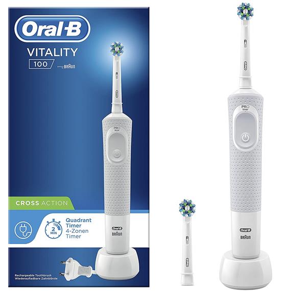 Braun Oral-B Cepillo Blanco + 2 Recambios (D100.423)