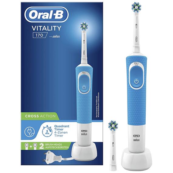 Braun Oral-B Cepillo Azul con 2 Recambios (D100.423)