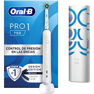 Braun Oral B Cepillo PRO 1 750 Con funda de Viaje (D16.513.UX)