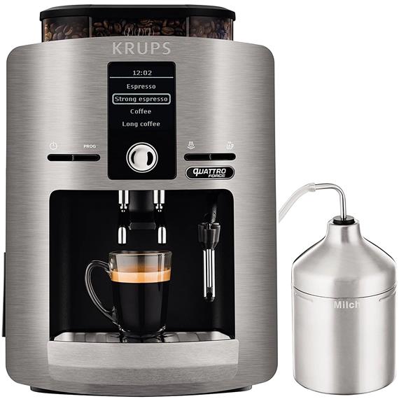 KRUPS EA82FB10 SUPER AUTOMÁTICA ESPRESSERIA QF PLATEADA