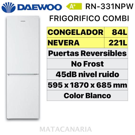 DAEWO RN-331NPW COMBI A+ NF WHITE