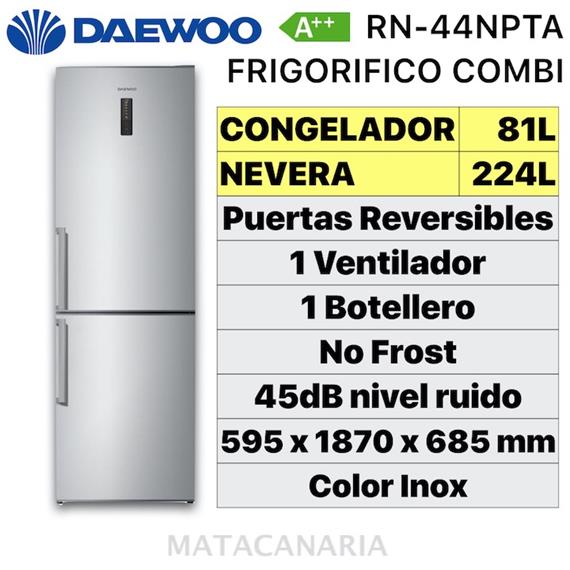 DAEWO RN-44NPTA COMBI 187CM A++ NF SILVER