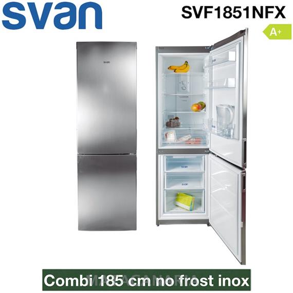 SVAN SVF1851NFX 185CM NO FROST A+ INOX COMBI