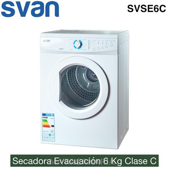 SVAN SVSE6C SECADORA EVAC 6KG