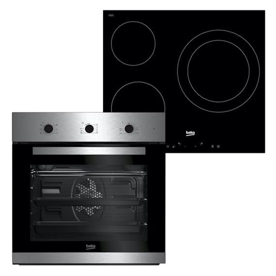 BEKO BSE22120X HORNO INOX+VITRO 3F