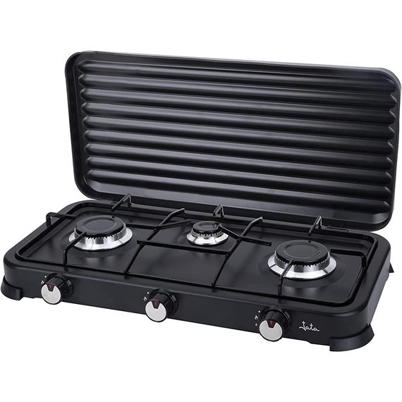 Jata JECG2703 Cocina Gas 3 Quemadores Negro