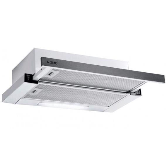 Romo RO-CE60IP Campana  Doble Motor Panel Frontal Inox