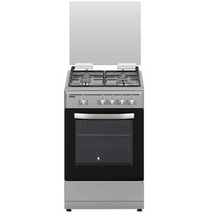 Svan SKG4500X 4F Cocina Gas Butano 50cm T Cristal Inox