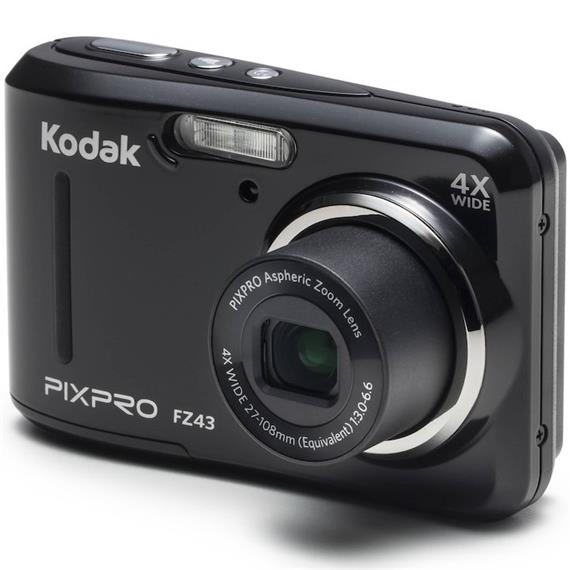 KODAK PIXPRO FZ43 16MP/4X ZOOM/PILAS BLACK