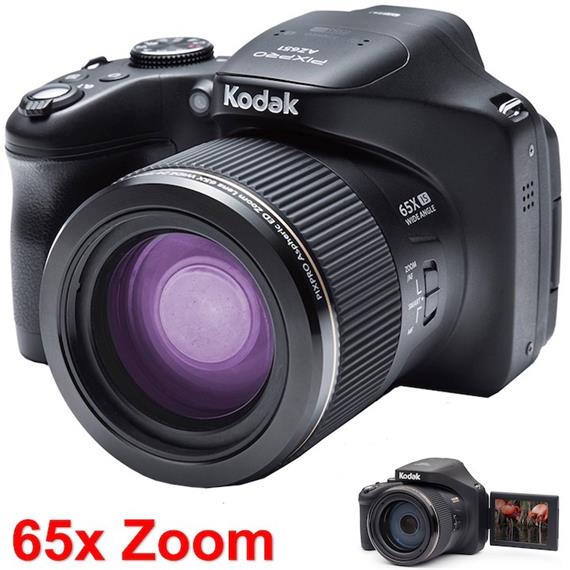 KODAK PIXPRO AZ652 20MP/65X ZOOM BLACK