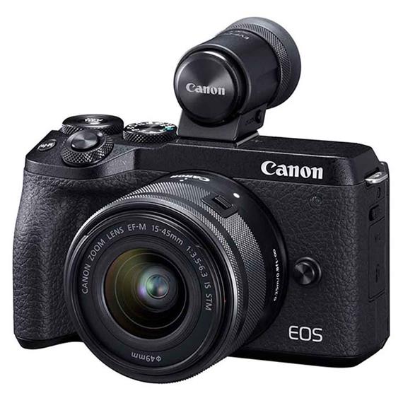 CANON EOS M6 MARK II + EF-M 15-45 MM F/3,5-6,3 IS STM +VISOR EVF-DC2