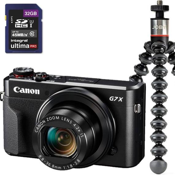 Canon Powershot G7X MARK II Vlogger KIT negra