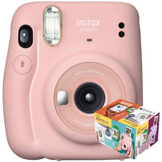 FUJIFILM INSTAX MINI 11 Wonderful  Rosa suave KIT   (20 FOTOS + ÁLBUM)