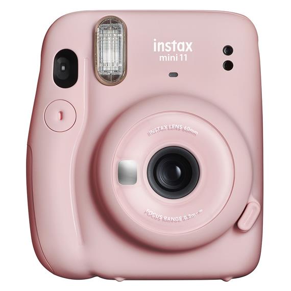 FUJIFILM INSTAX MINI 11 Kit con 10 Fotos y 10 Postales Rosa