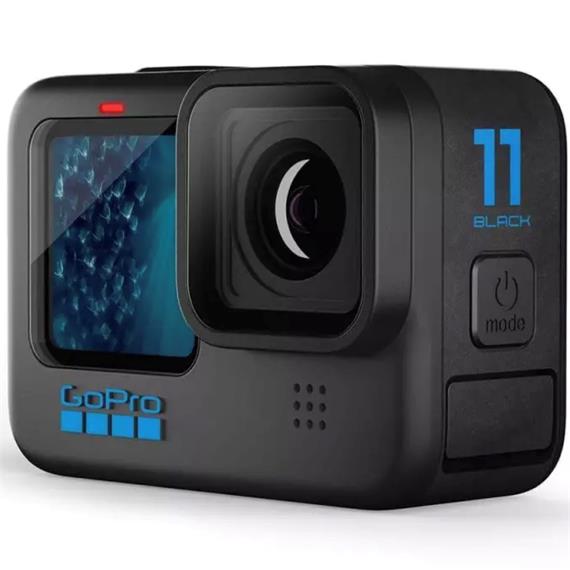 GoPro Hero 11 Black  Cámara de Acción 5.3K 24.7Mp 10 Metros (CHDHX-112-RW)