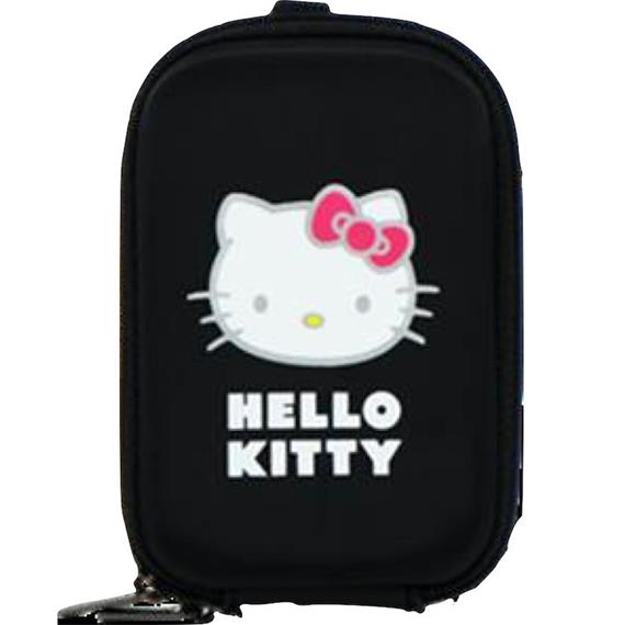 FUNDA HELLO KITTY PARA CÁMARA BLACK