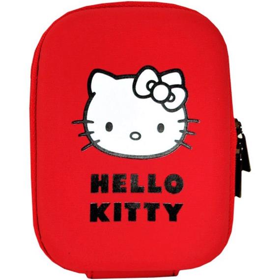 FUNDA HELLO KITTY PARA CÁMARA RED