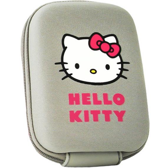 FUNDA HELLO KITTY PARA CÁMARA BEIGE