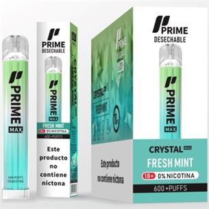 Prime Max Crystal Vaper No Nicotina Fresh Mint 800 puff