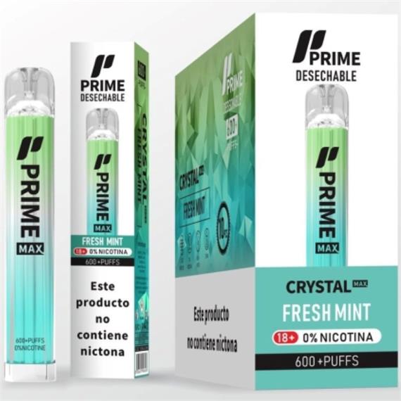 Crystal Vaper No Nicotina Prime Fresh Mint 800 puff