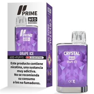 Prime Max Crystal Vaper Neo Grape Ice 800 puff