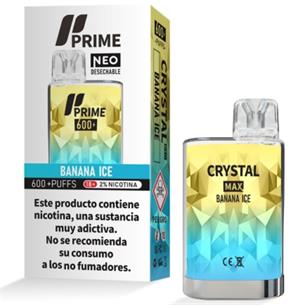 Prime Max Crystal Vaper Neo Banana Ice 800 puff