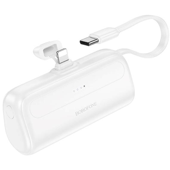 Powerbank Borofone BJ41 5.000mAh con conexión 2-1 Blanco