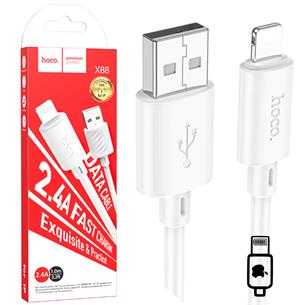 Cable USB a Lightning 1 metro Hoco X88 Blanco