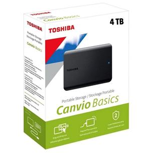 DISCO DURO EXTERNO TOSHIBA 4 TB USB 3.2 CANVIO BASIC (HDTB540EK3)