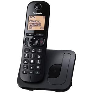 Panasonic KX-TGC210SPB Teléfono inalámbrico DECT Negro