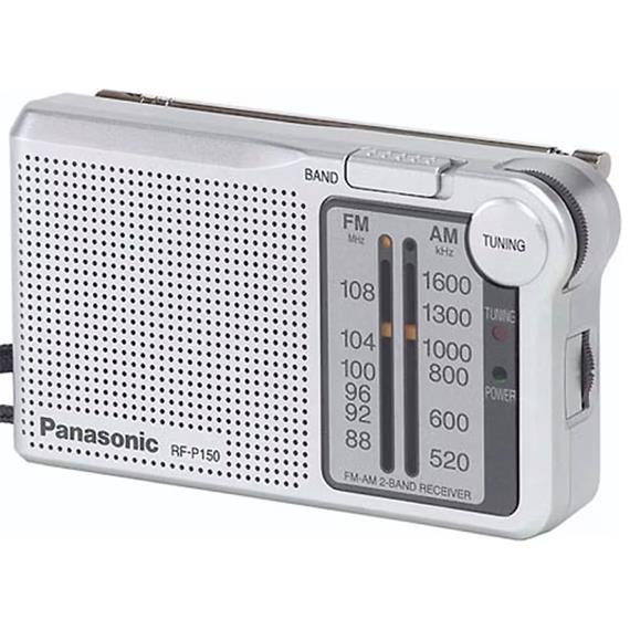 Panasonic RF-150DEG-S Radio Portátil AM/FM Pilas Plata