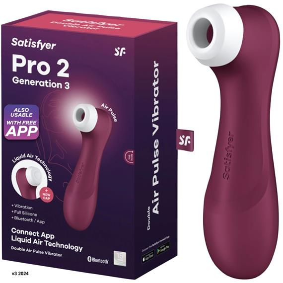 Satisfyer Pro 2 (3ª Generación)  Liquid Air Connect APP