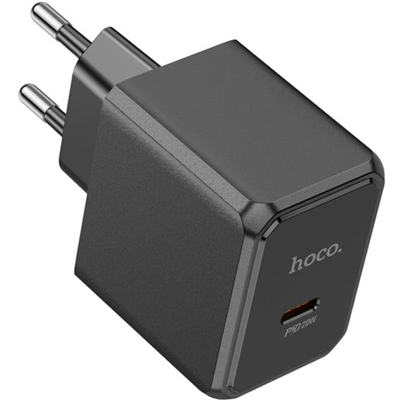 Cargador USB-C 20W Hoco CS13A Negro