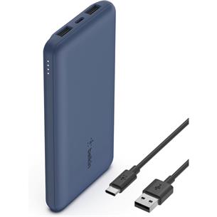 Belkin PowerBank 10.000 mAh 15W 2 x USB-A y 1x USB-C Azul (BPB011BTBL)