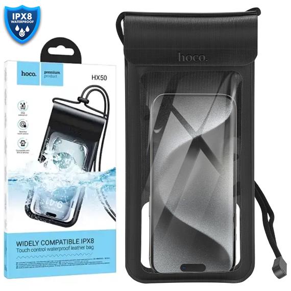 Hoco HX50 Funda Resistente al Agua IPX8 para Móviles Vertical