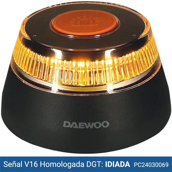 Daewo DW5001 Luz de Emergencia Geolocalizada V16 Homologada por la DGT