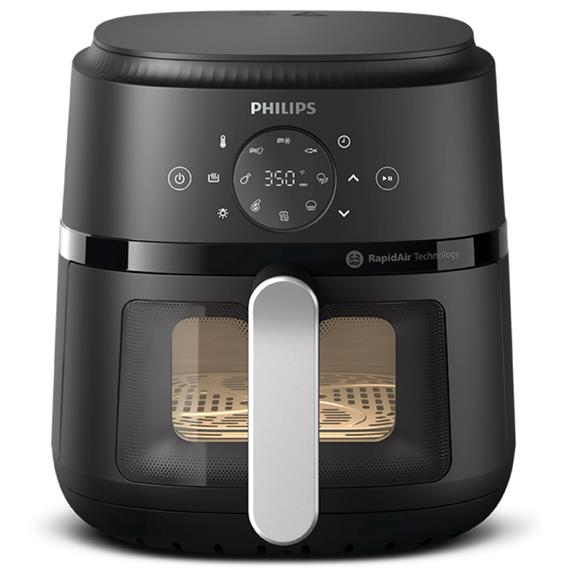 Philips NA221/00 Freidora de Aire Sin Aceite 4.2 Litros 1.500W Plata