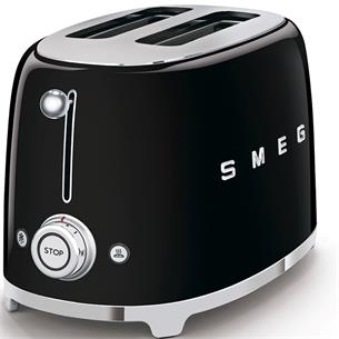 Smeg TSF01BLEU Tostadora Retro 2 Ranuras Negro