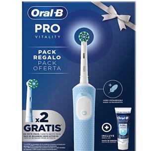 Braun Oral-B Cepillo Pro Vitaly + 2 Recambios+ Pasta Dientes