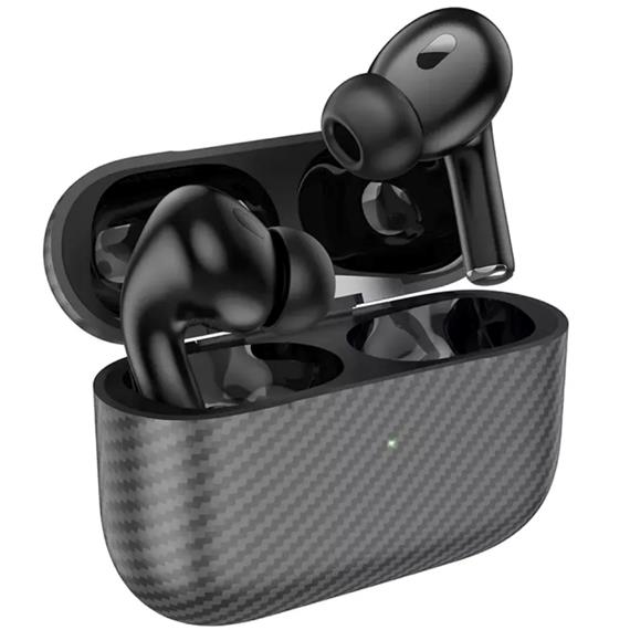 Hoco EW47 Plus True Auricular Inalámbrico Diseño Carbono Negro