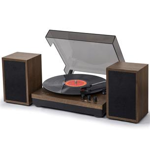 Muse MT108BT Tocadiscos con Bluetooth USB y Altavoces en Madera