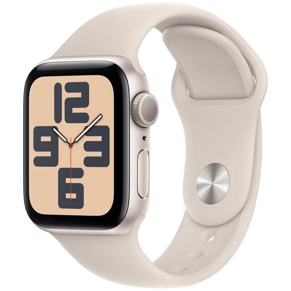 Apple Watch SE2 (2023) GPS 40mm Starlight Aluminium Sport Band M/L Starlight (MR9V3QH/A)