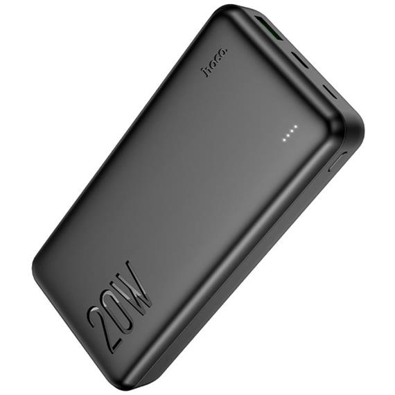 Powerbank Hoco J87A 20.000mAh con USB-C 20W y USB-A QC3.0 Negro