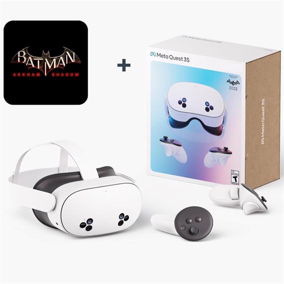 Meta Quest 3s 128GB + Juego Batman Arkham Gafas Realidad Virtual