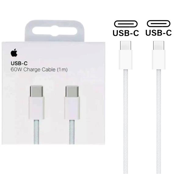 Apple Cable de Carga USB-C a USB-C 60W 1M (MW493ZM/A)